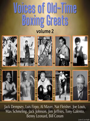 cover image of Voices of Old-Time Boxing Greats, Volume 2